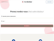 Tablet Screenshot of mondocteur.fr